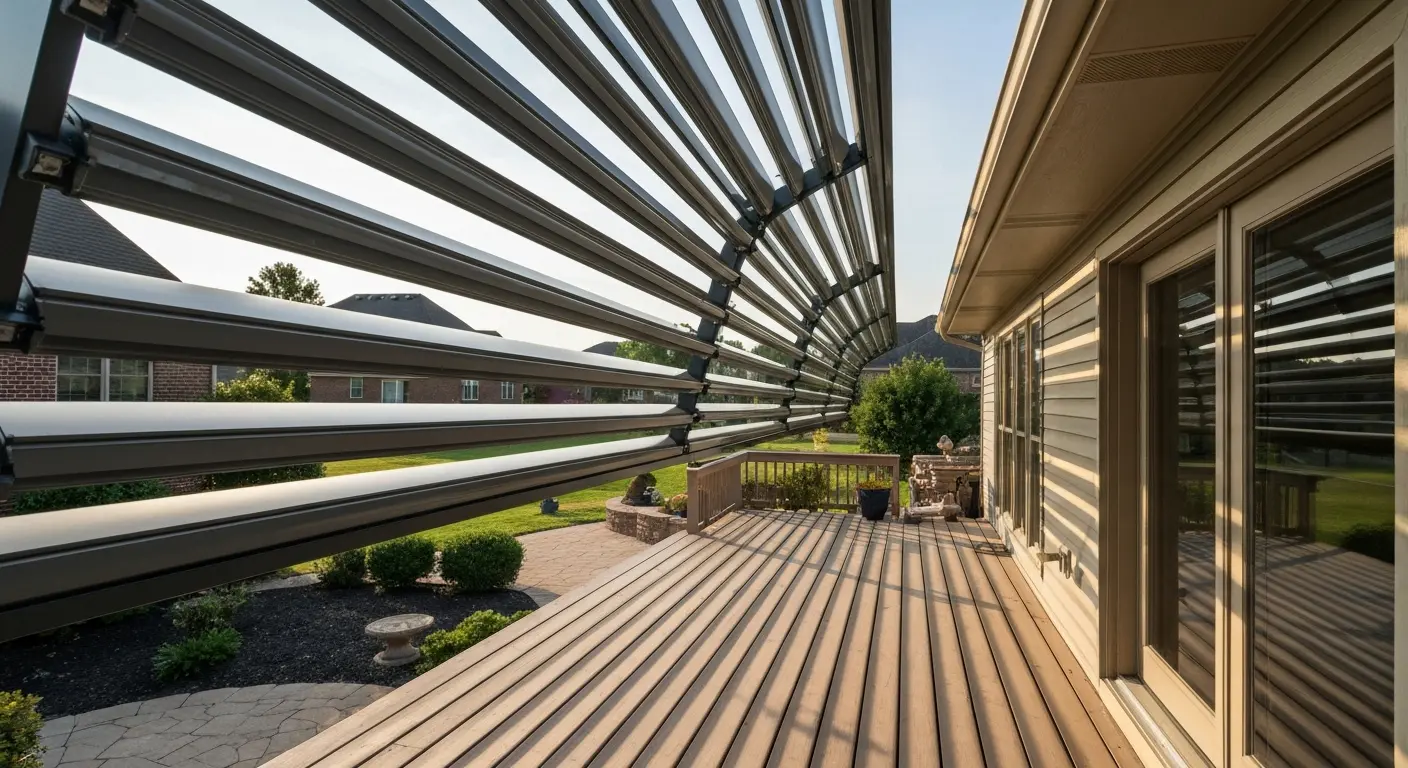 Louvered patio