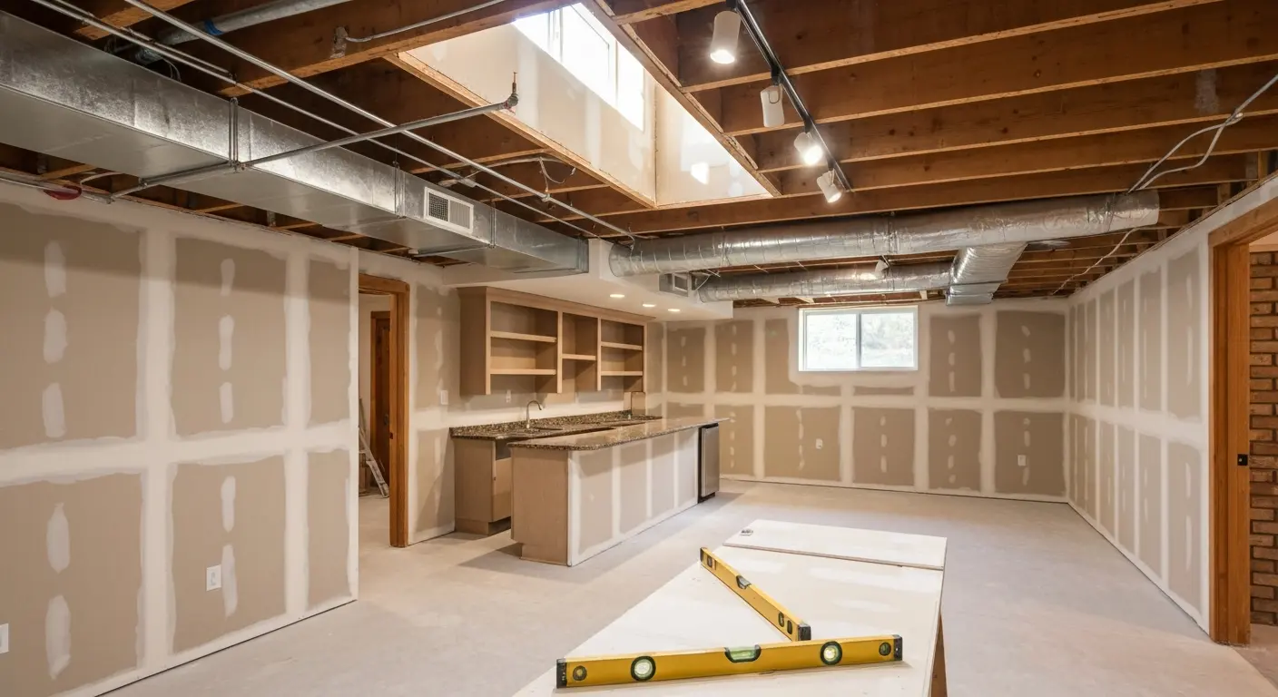 Basement finishing project