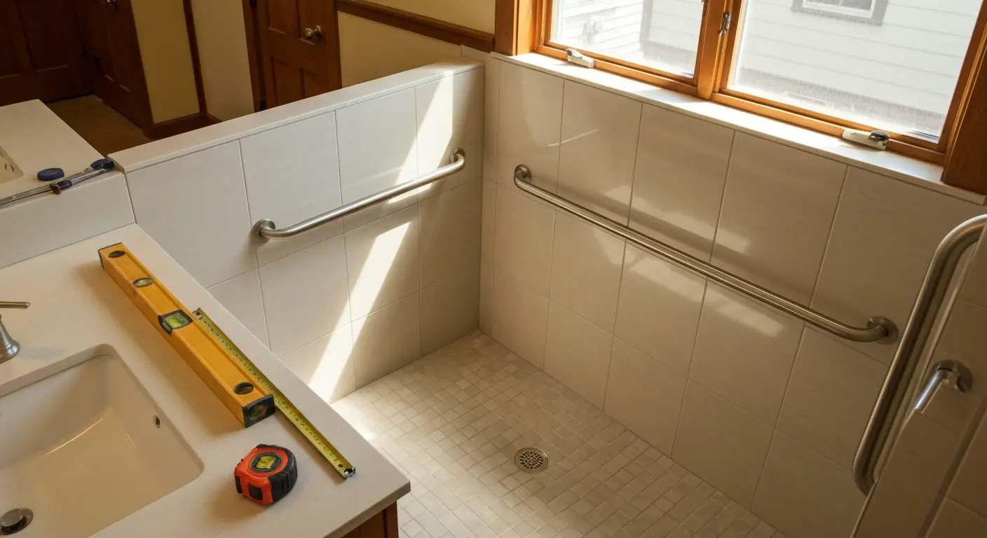 Accessible bathroom installation