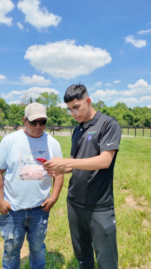 Mostrando resultados a un cliente en el campo