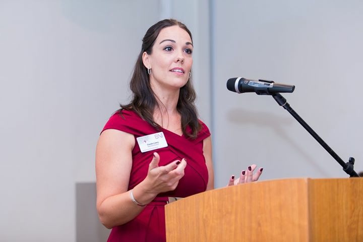 Claudia at BNI event