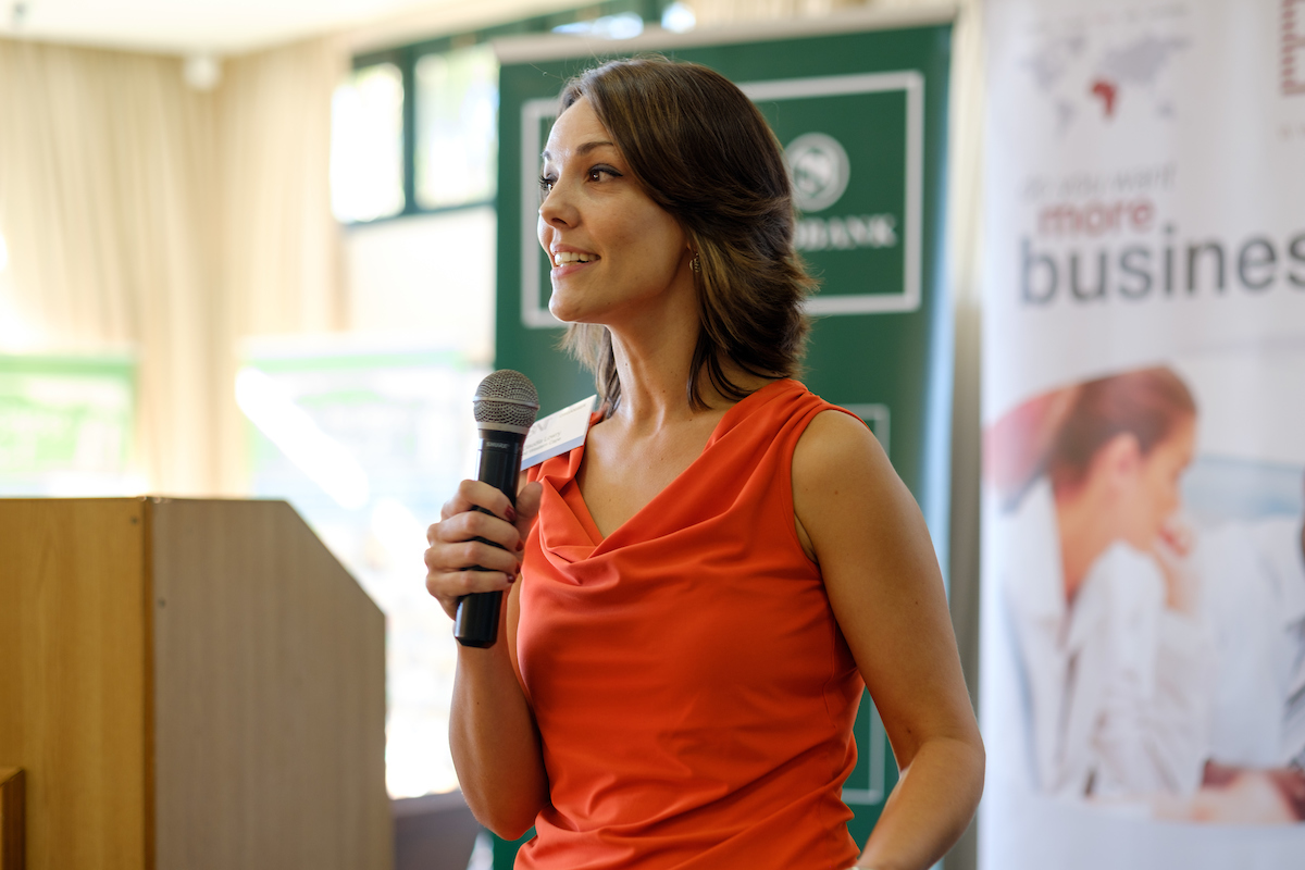 Claudia Lowry speaking
