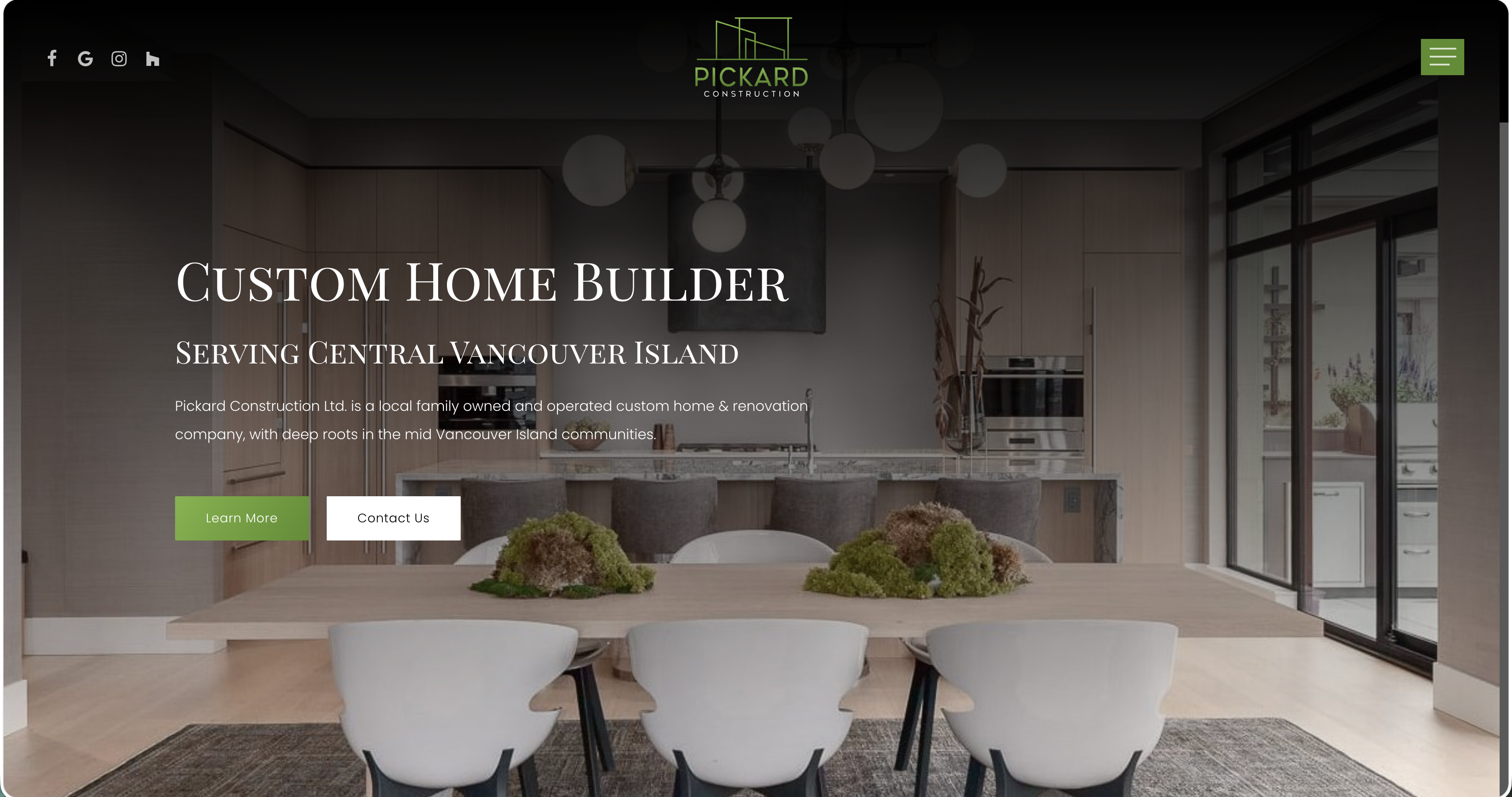Website design example
