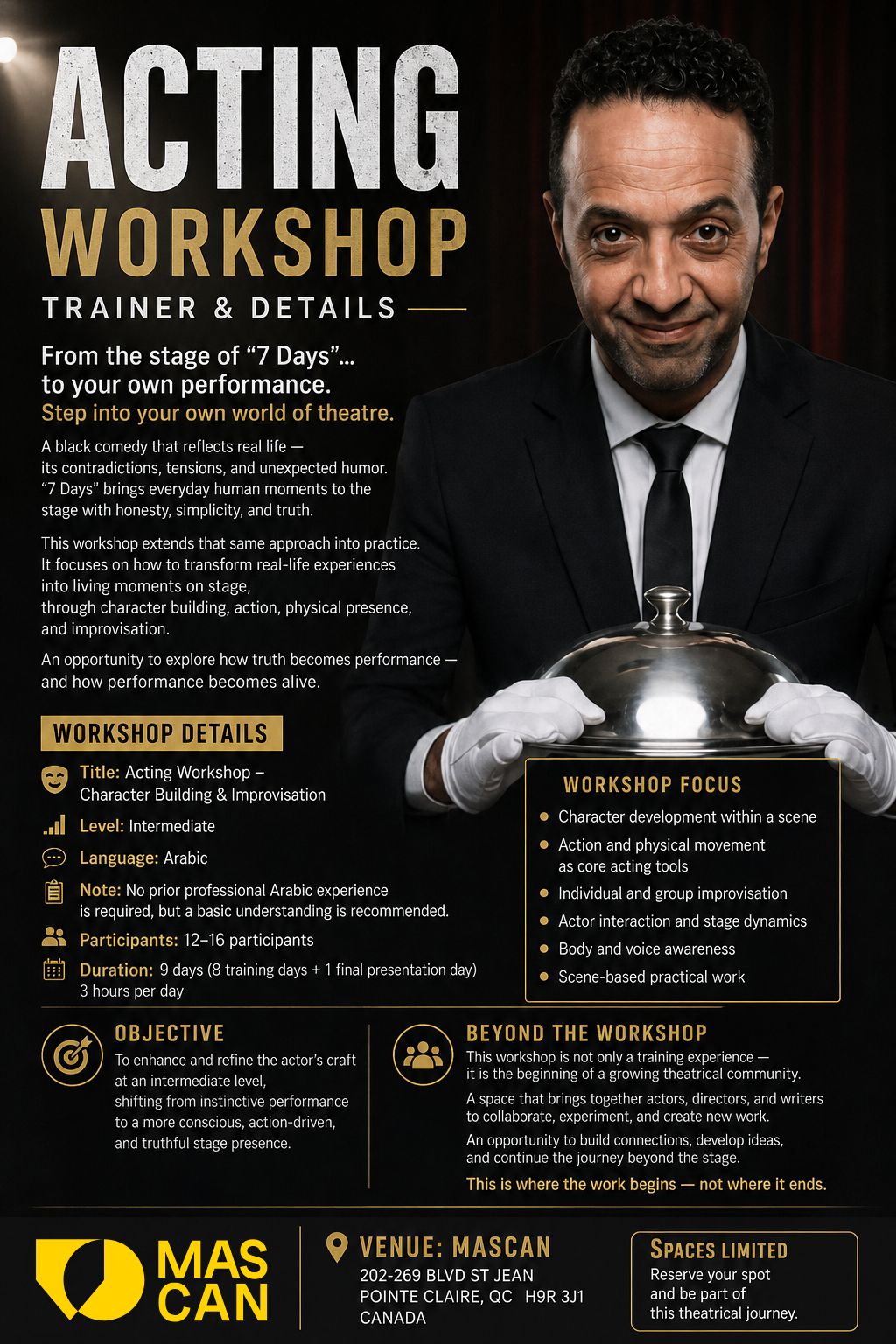 Acting Workshop – Character Building & Improvisation