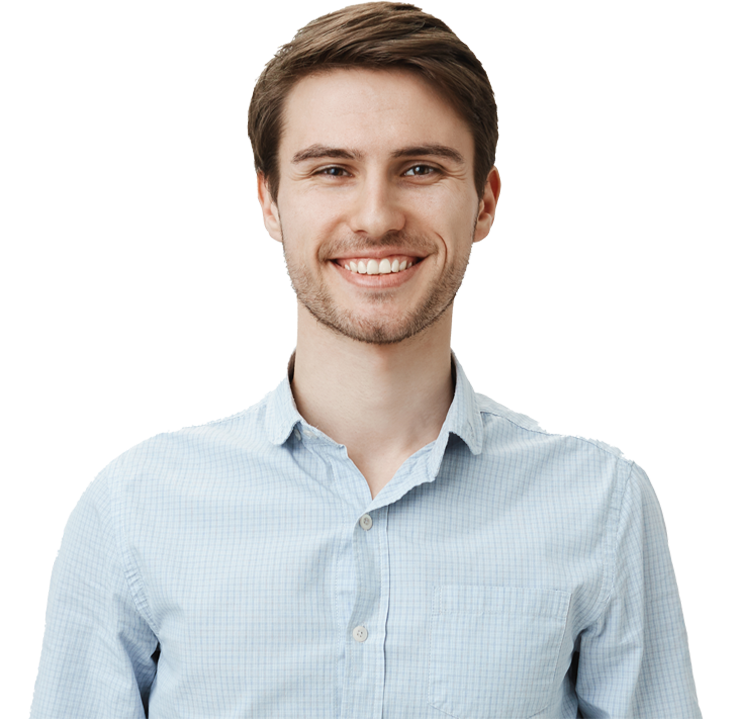 Portrait of a happy user