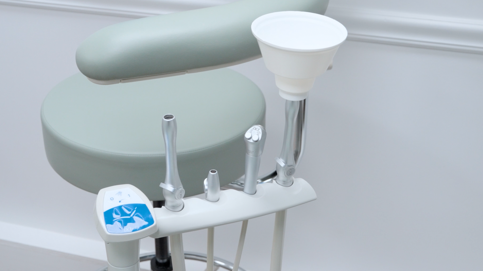 Close up of braces being cleaned demonstrating proper oral hygiene practices during orthodontic treatment for patients
