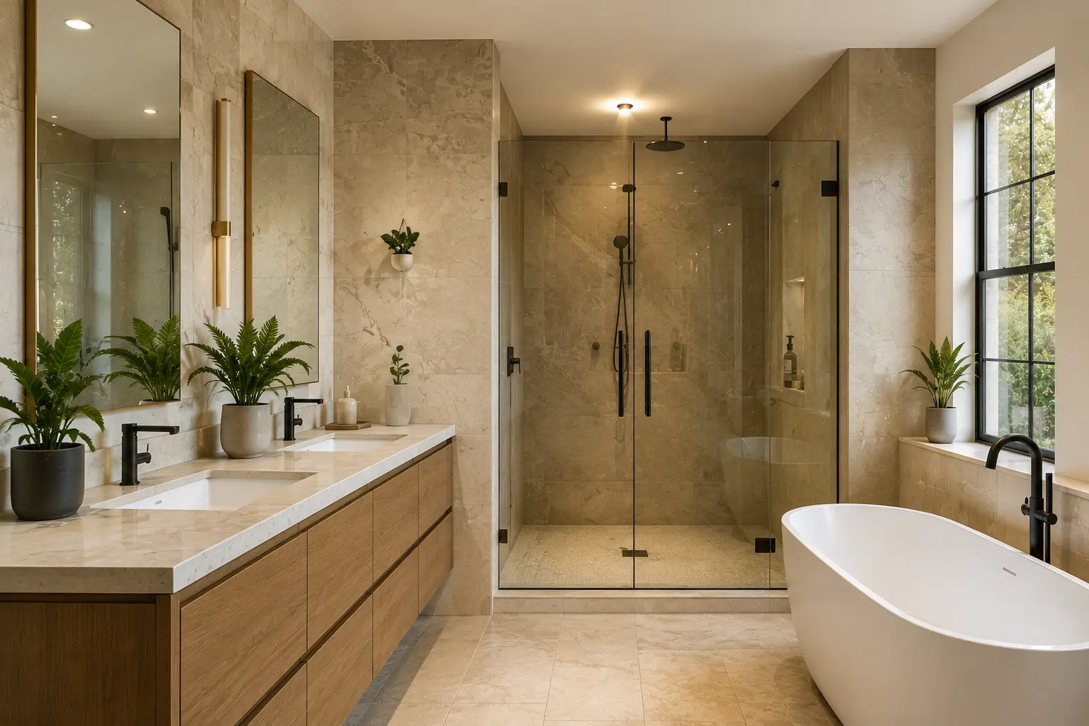 Luxury residential bathroom remodel