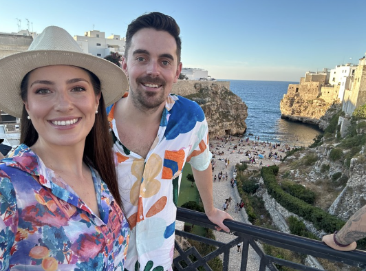Alisha and Matt in Italy