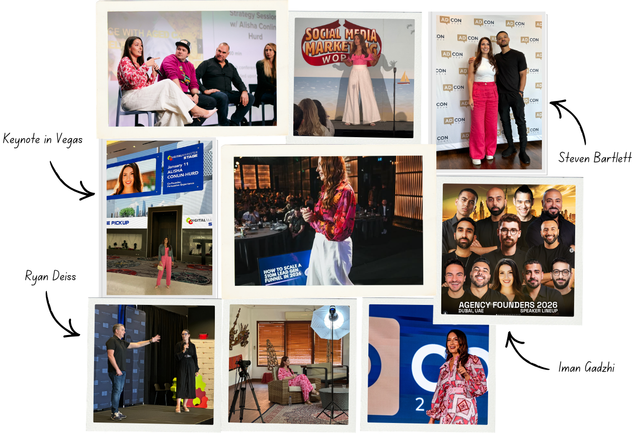 Worked with brands like Linktree and spoken at the world's biggest marketing stages