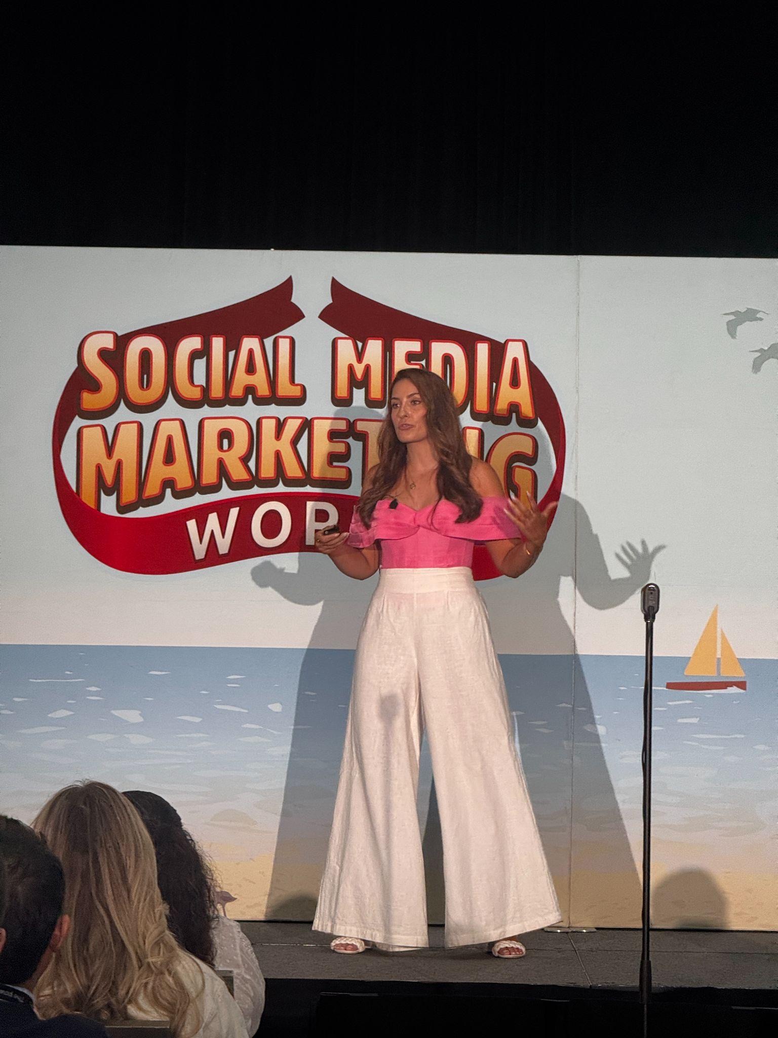 Alisha Conlin-Hurd delivering keynote