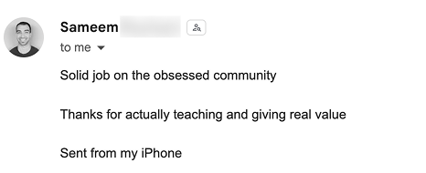 Student feedback