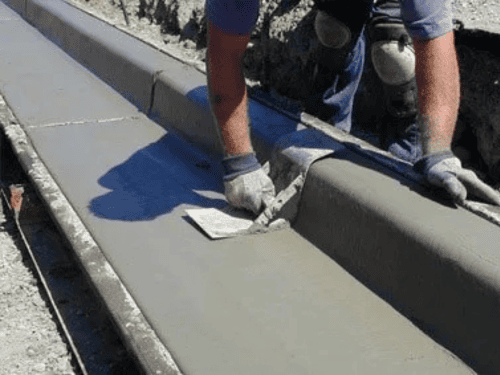 Entiat Concrete Curb Work