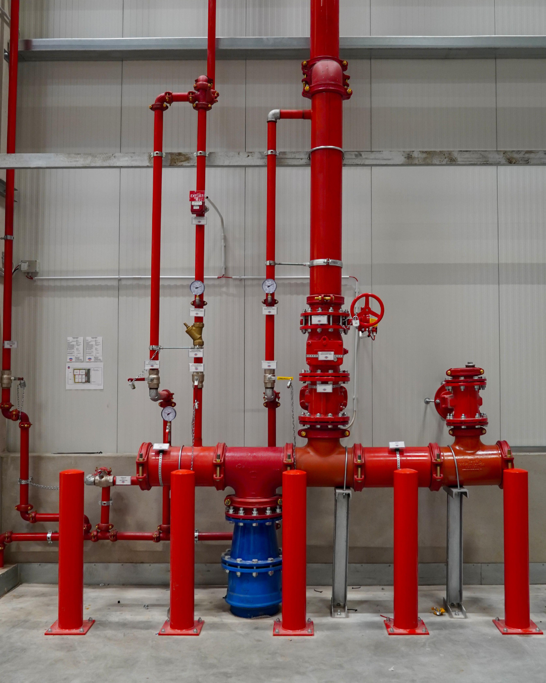 Firefighting system installation by Plumbpoint Ltd