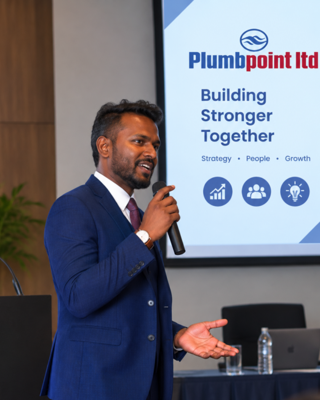 Yovan Aubeeluck, Co Director and HR Manager of Plumbpoint Ltd