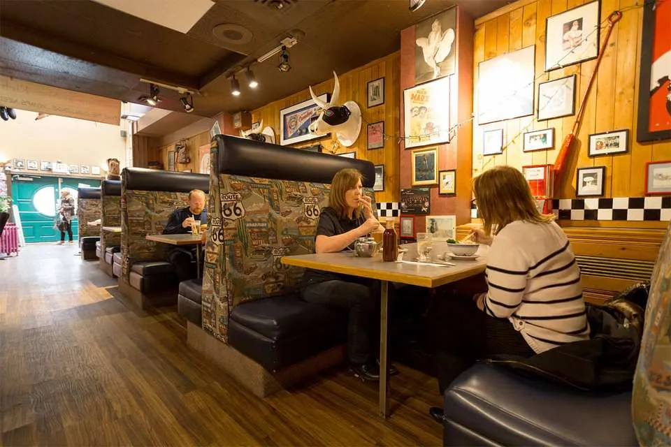 Interior dining room at Mrs. Riches Restaurant
