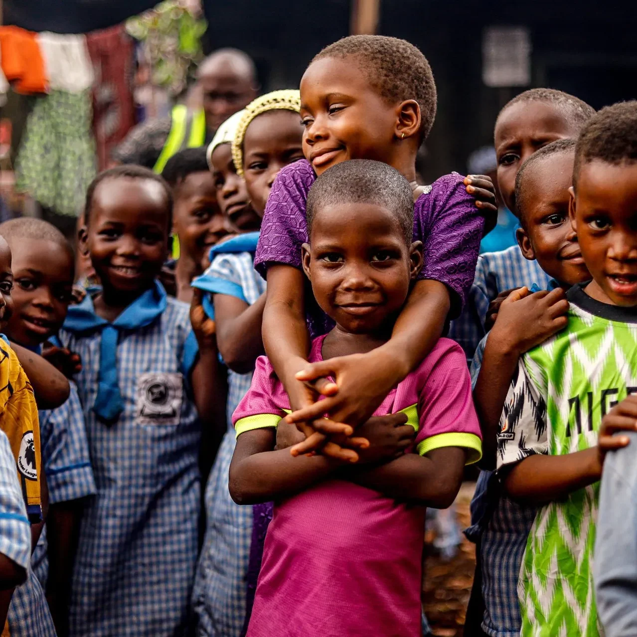Children smiling