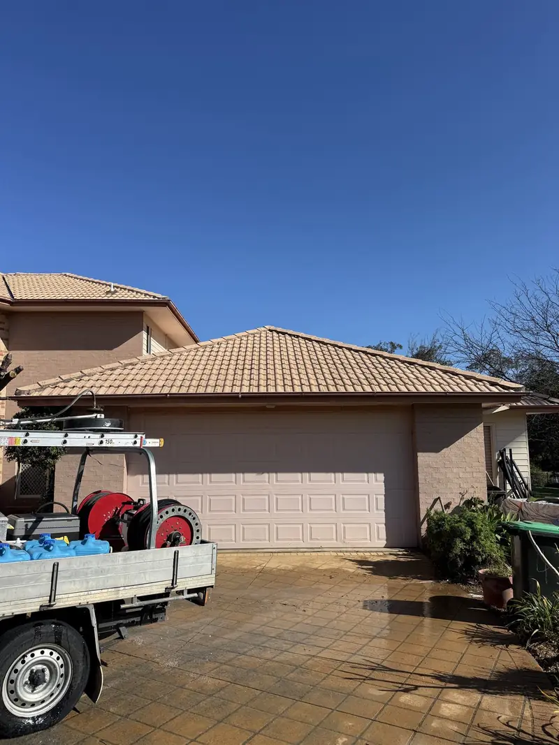 Tile roof after cleaning in Shellharbour