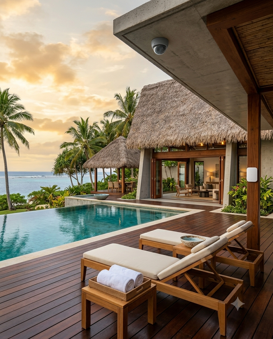 A seaside estate in Vanuatu secured end-to-end by ODC