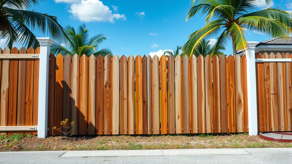 Fence removal and haul away projects in Fort Lauderdale FL showcasing before and after transformation.