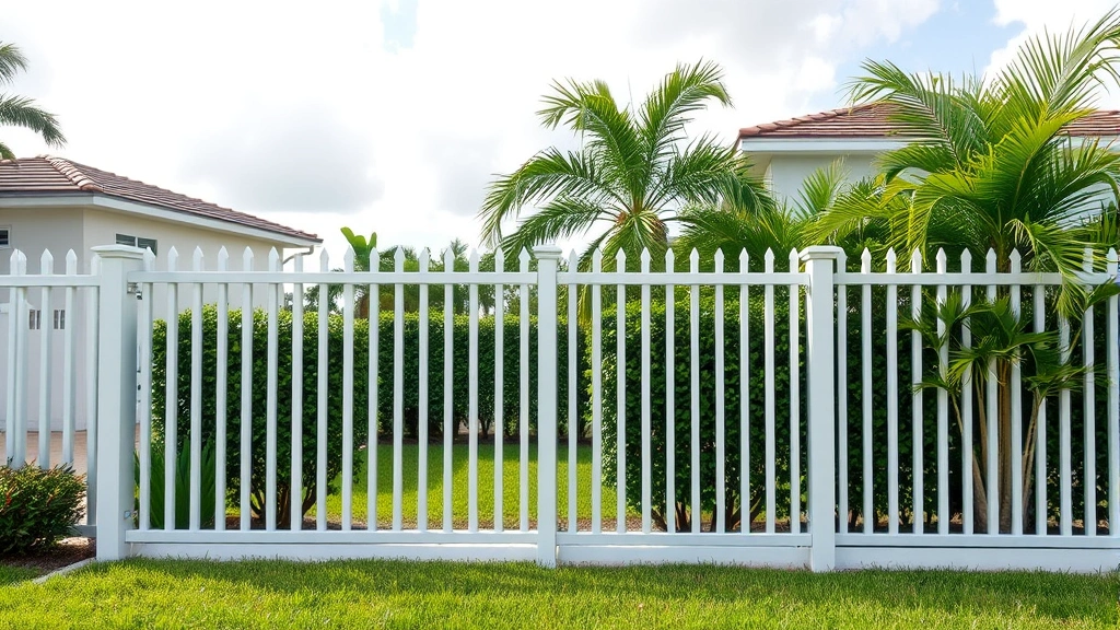 Aluminum fence installation project in Fort Lauderdale FL showcasing modern design and craftsmanship