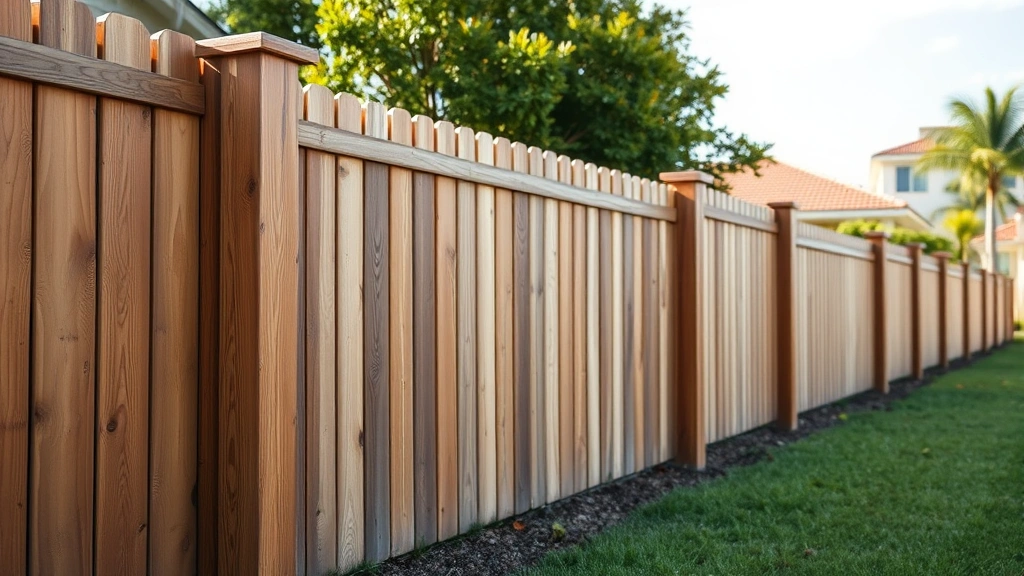 Fence Post Replacement projects in Fort Lauderdale FL showcasing before and after transformations.