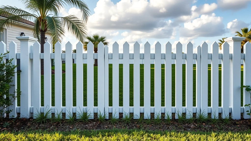 Picket Fence Installation projects in Fort Lauderdale FL showcasing various styles and designs