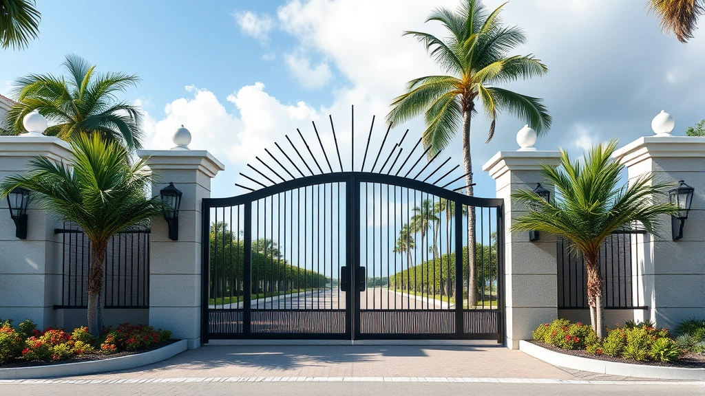 New Gate Installation projects in Fort Lauderdale FL showcasing modern designs and secure features