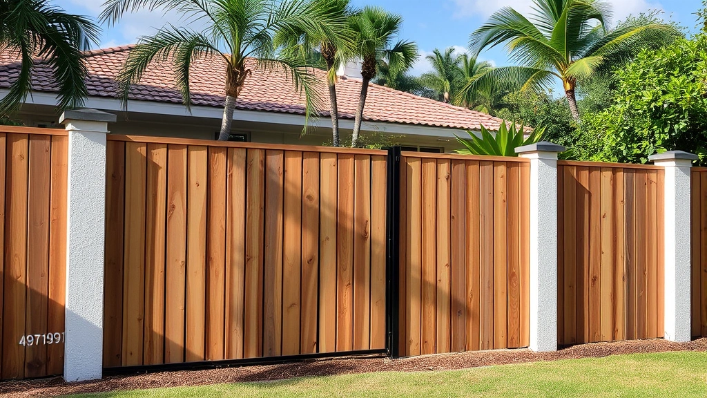 Fence Replacement projects in Fort Lauderdale FL showcasing new installations and designs.