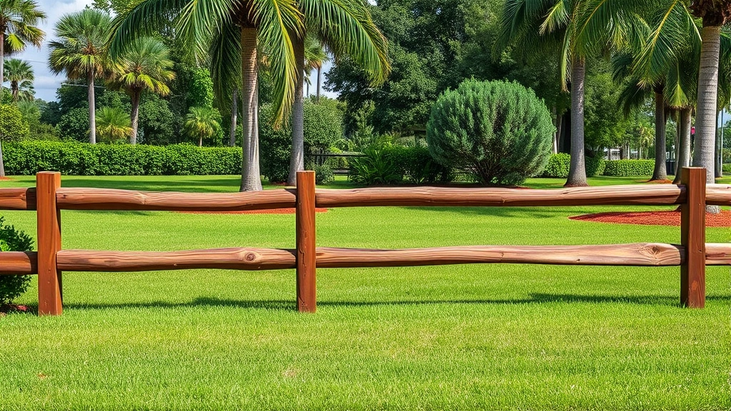 Ranch rail fence installation projects in Fort Lauderdale FL showcasing craftsmanship and design expertise