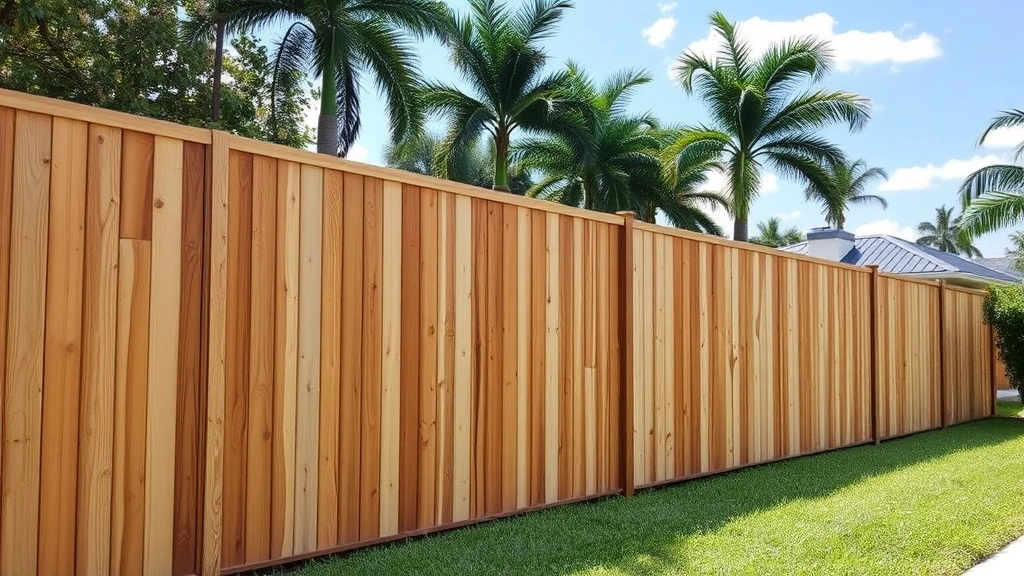 Board-On-Board Fence Installation projects in Fort Lauderdale FL showcasing privacy and style in residential areas