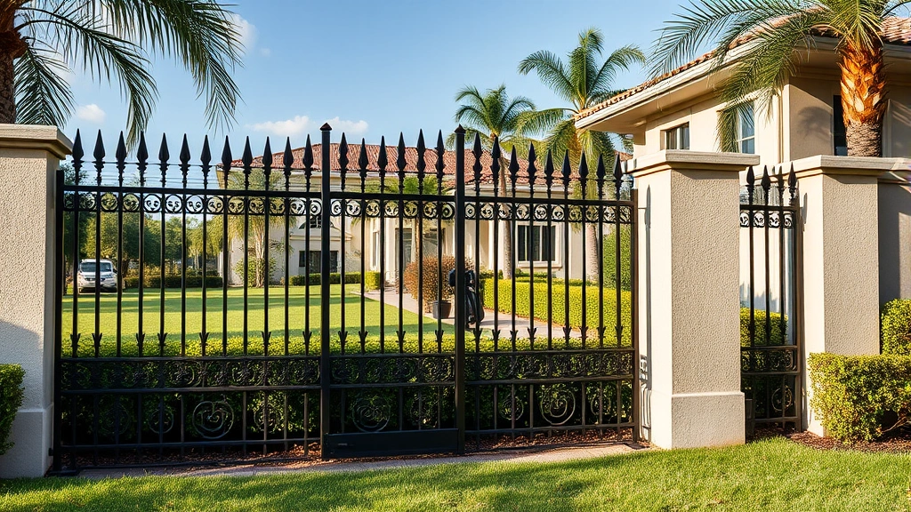 Wrought Iron Fence Installation projects in Fort Lauderdale FL showcasing elegant designs and craftsmanship