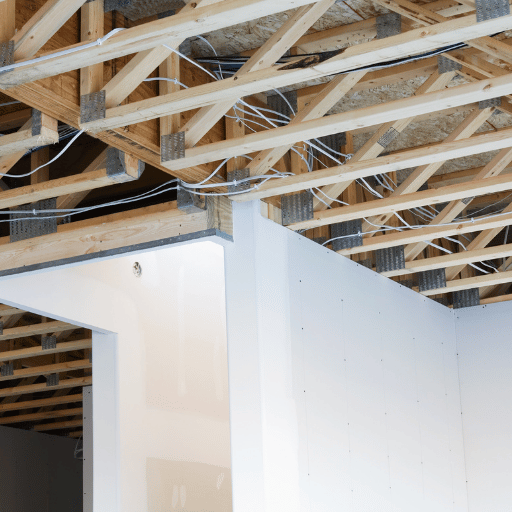 Electrician installing new electrical panel near Middletown OH