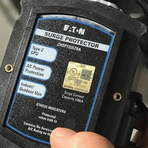 Electrician installing new electrical panel in Middletown OH