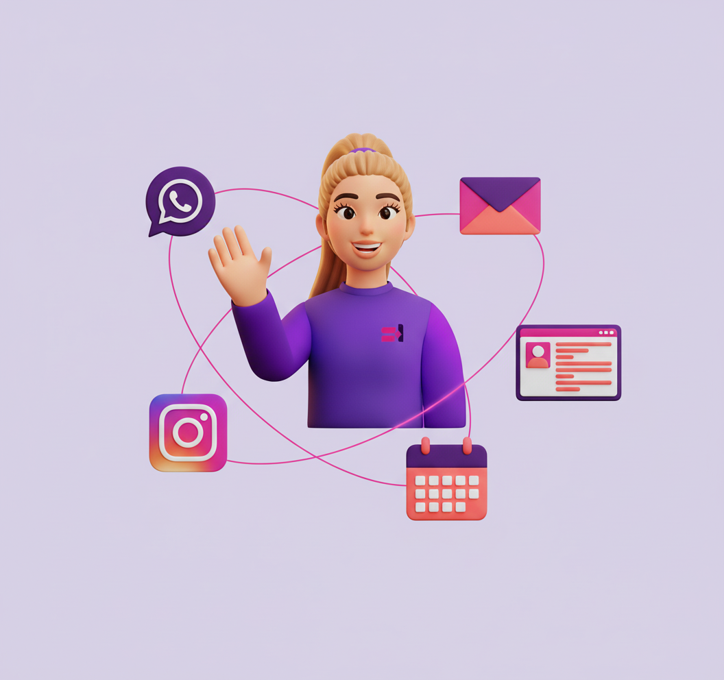 Georgina celebrando