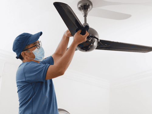Ceiling fan installation in Franklin