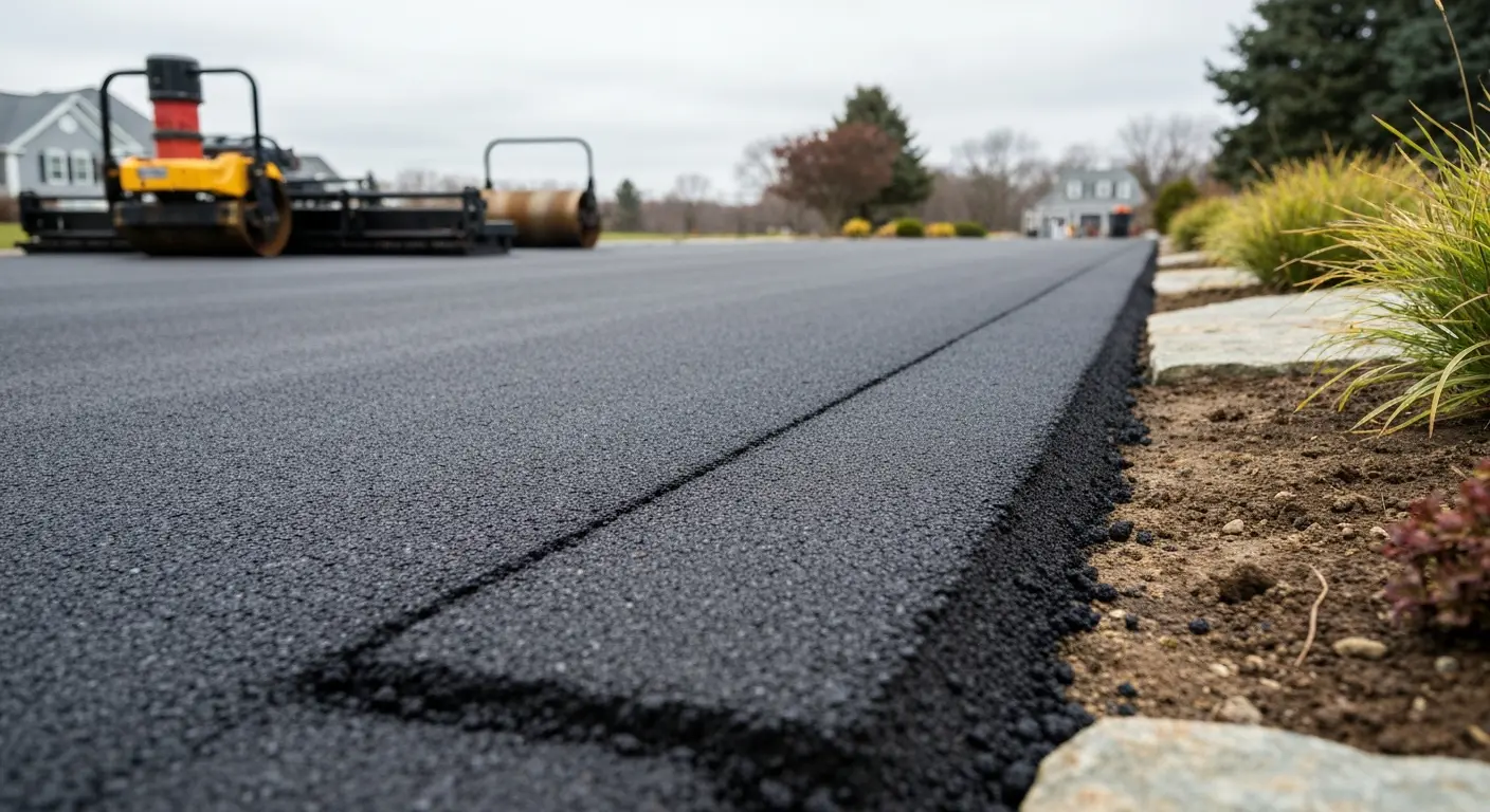 Asphalt berm construction