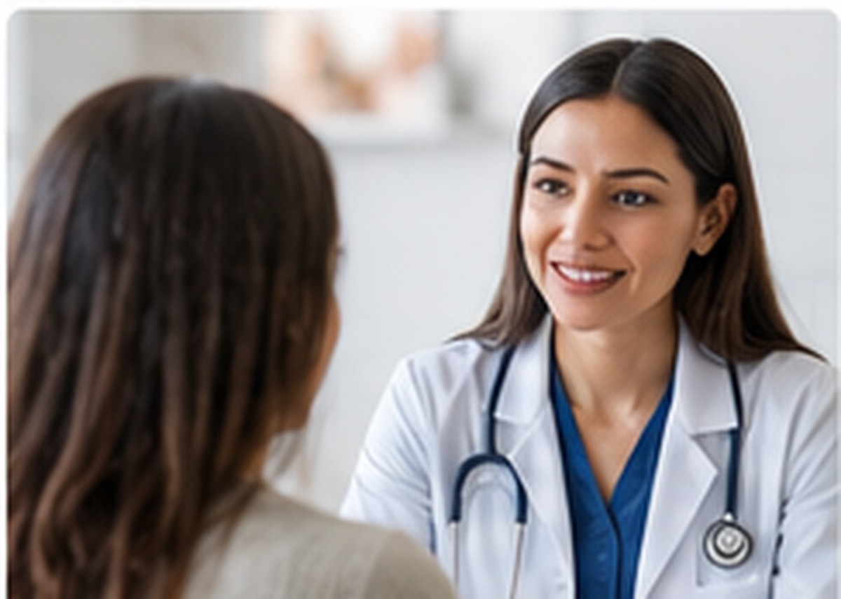 Doctor Consulting a Patient about Pain Management and Wellness
