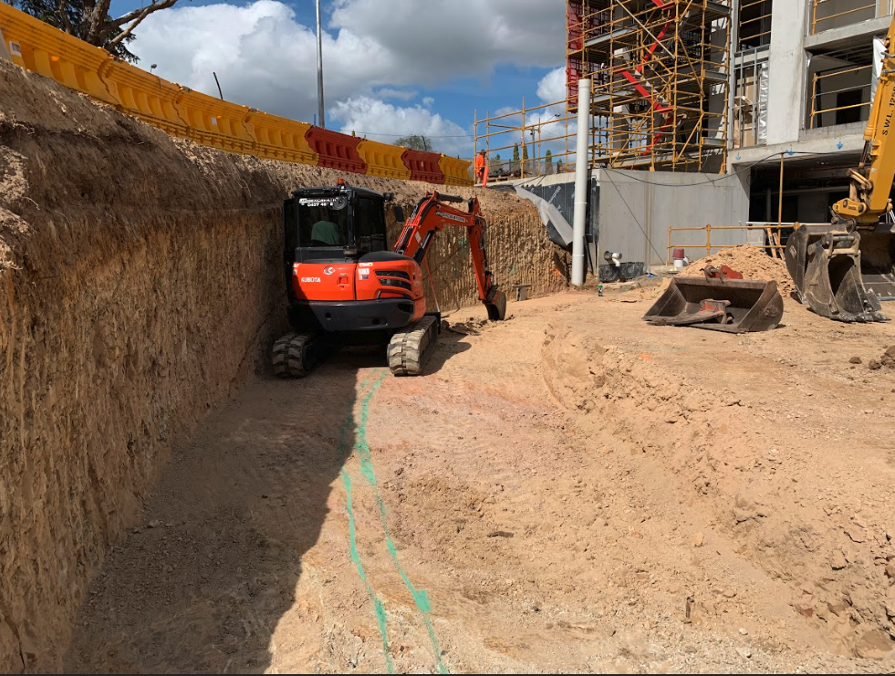 Site preparation and levelling work