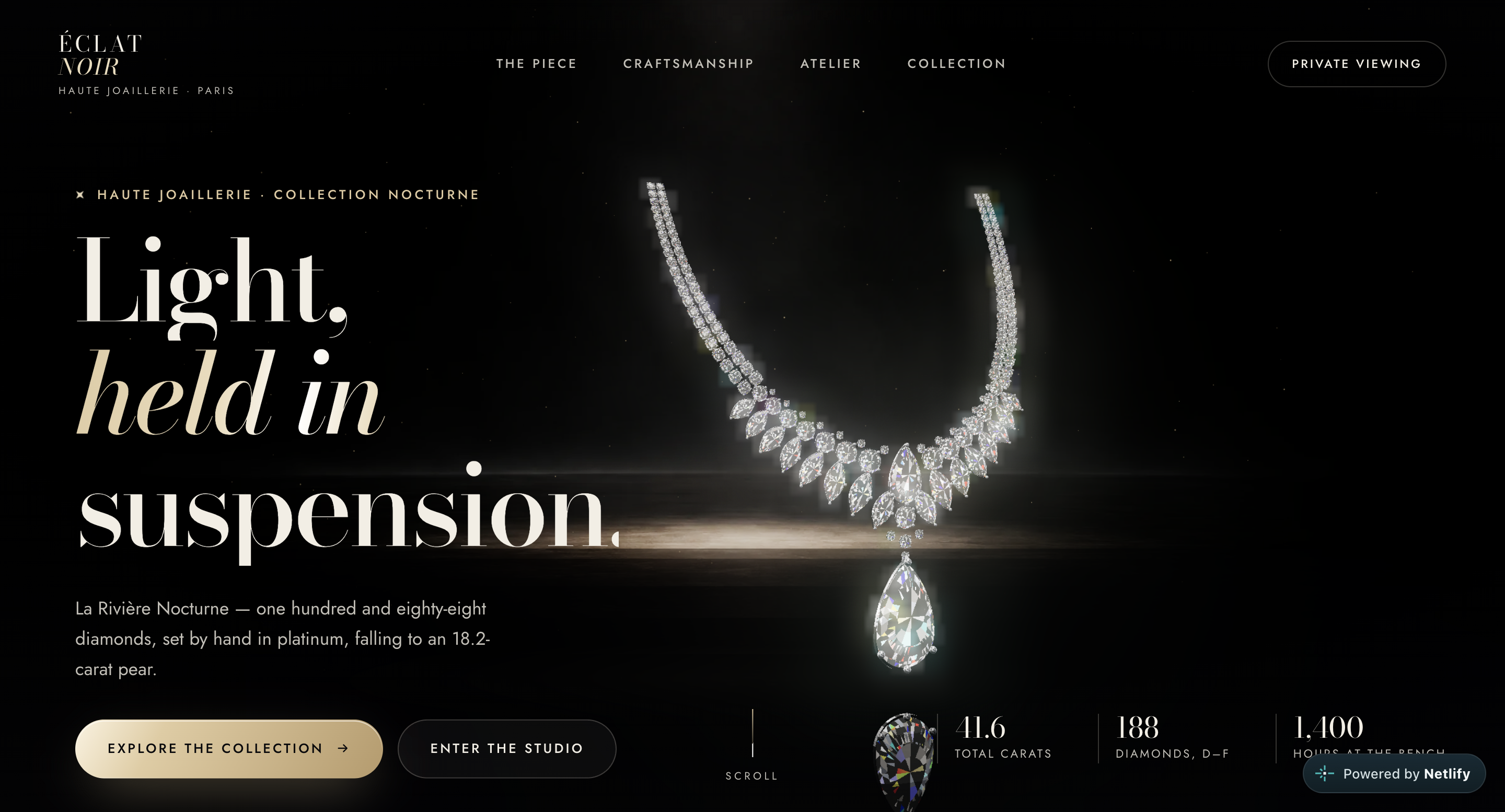 Éclat Noir — Haute Joaillerie