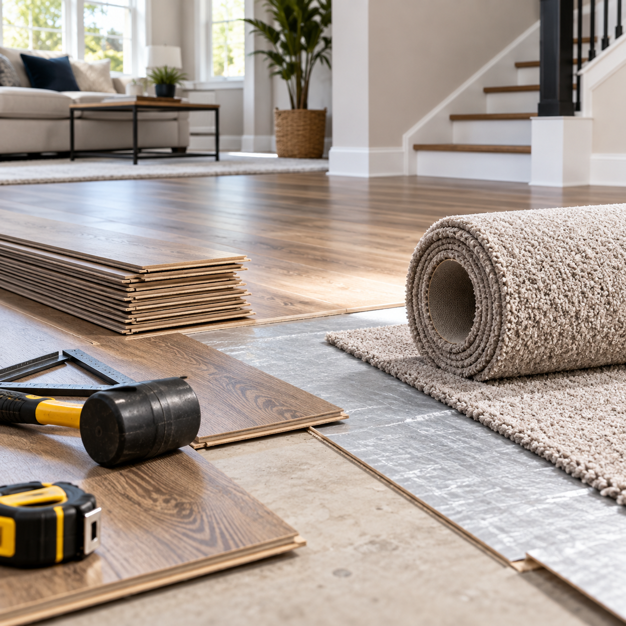 Flooring and carpet cleaning services