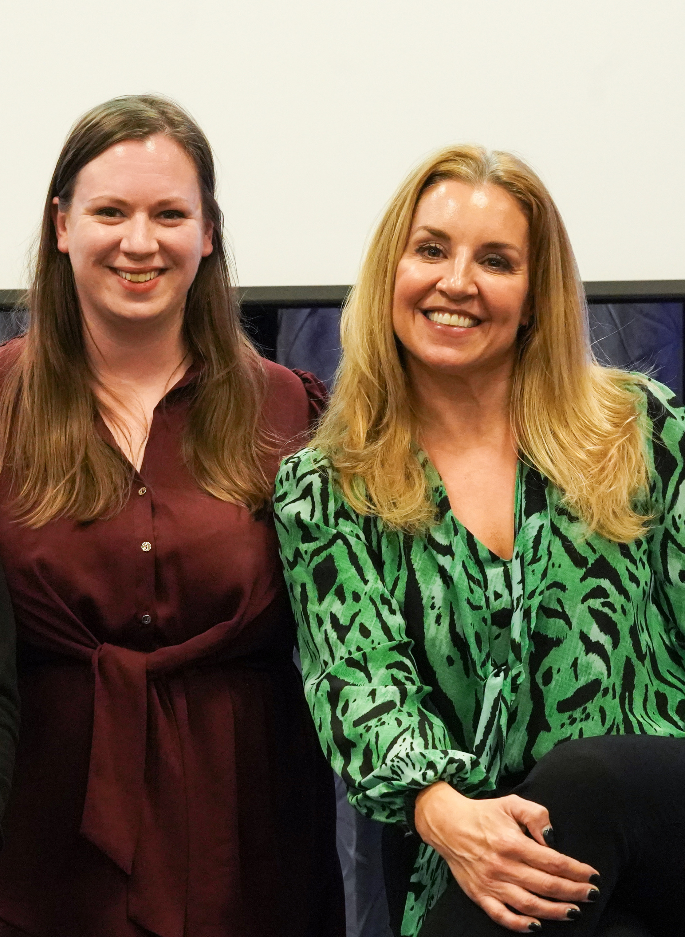 Hannah with Sarah Willingham