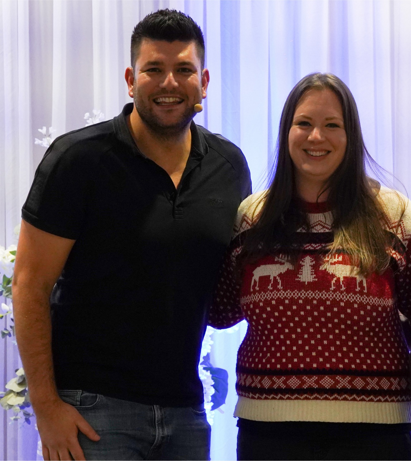Hannah with Mark Wright