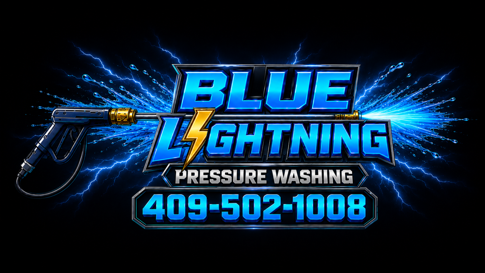 Blue Lightning Logo