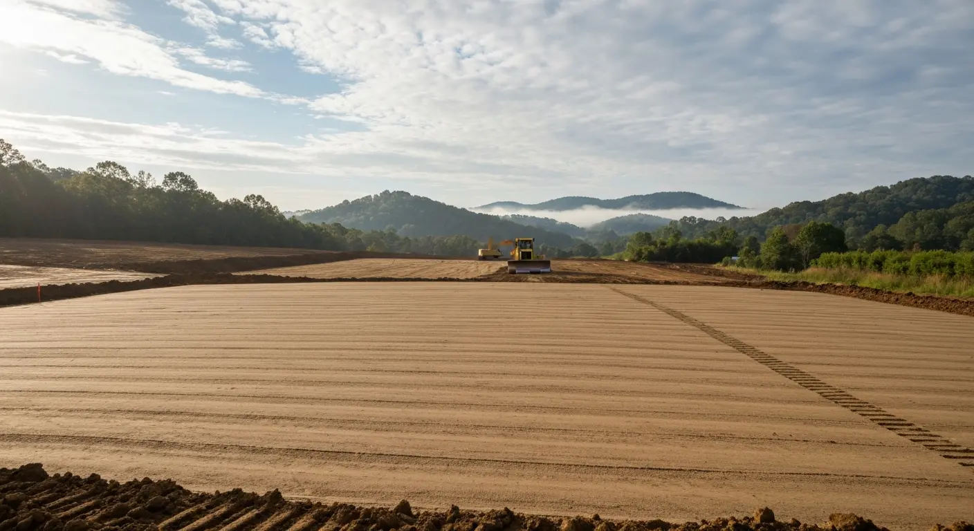 Site grading and land clearing