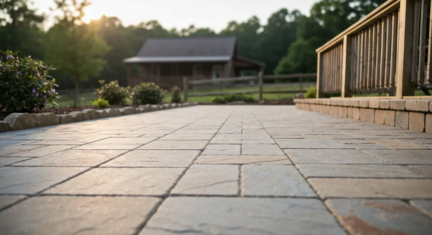 Patio construction project