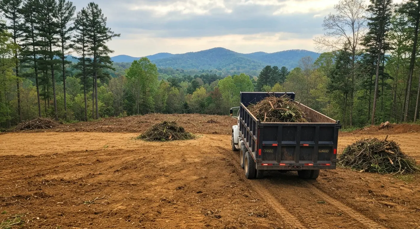 Land clearing and brush hauling