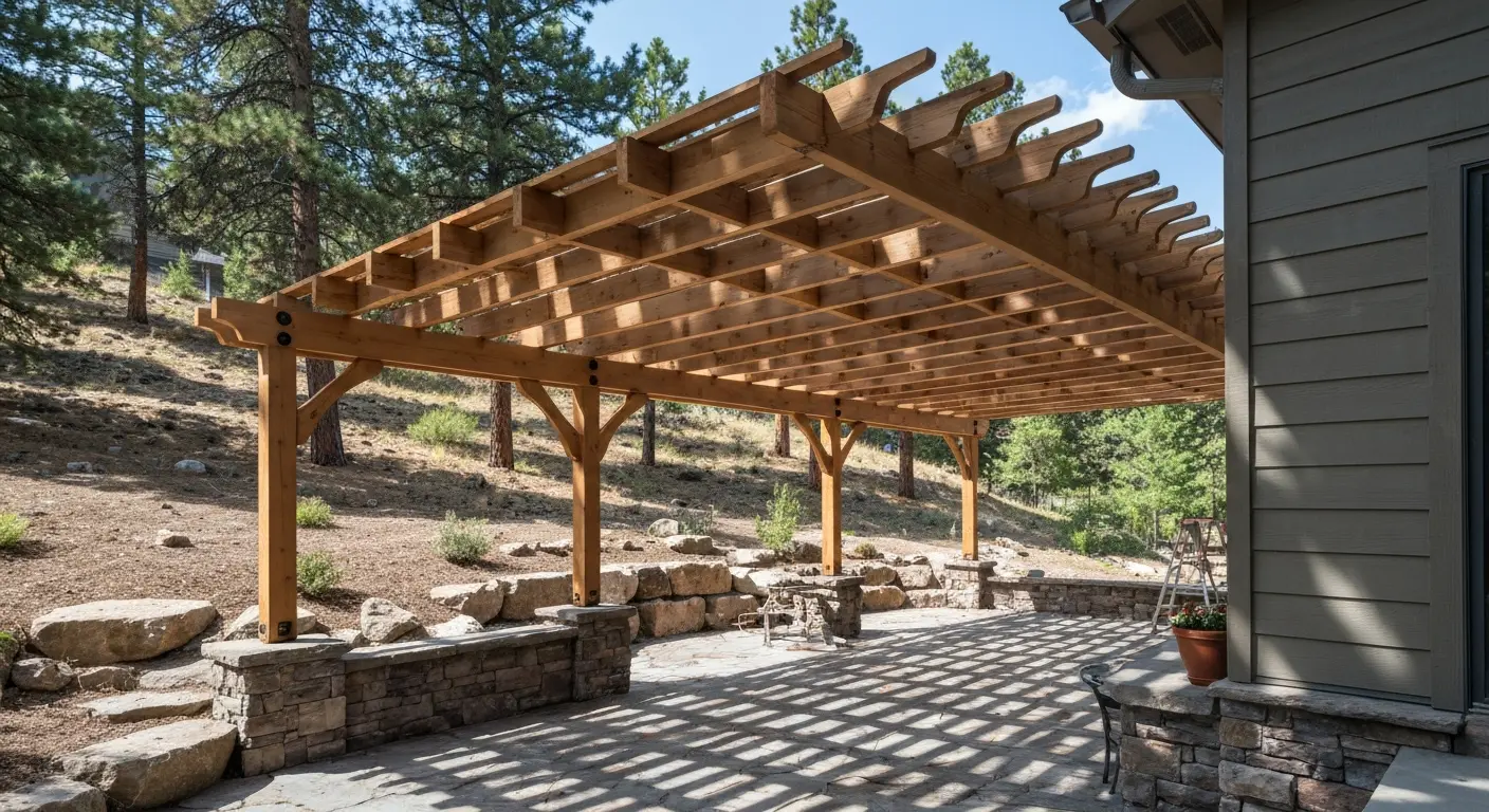 Pergola patio structure