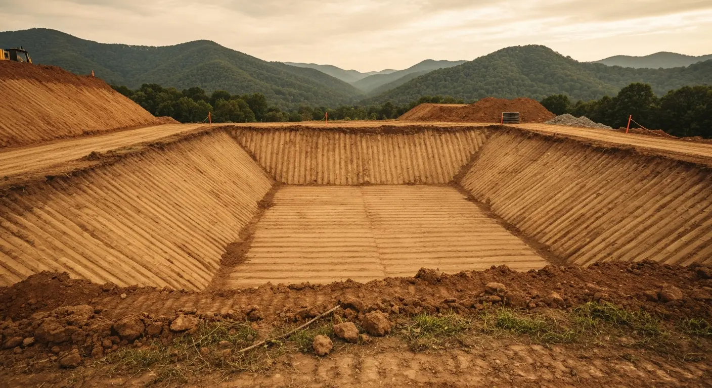 Excavation and grading work