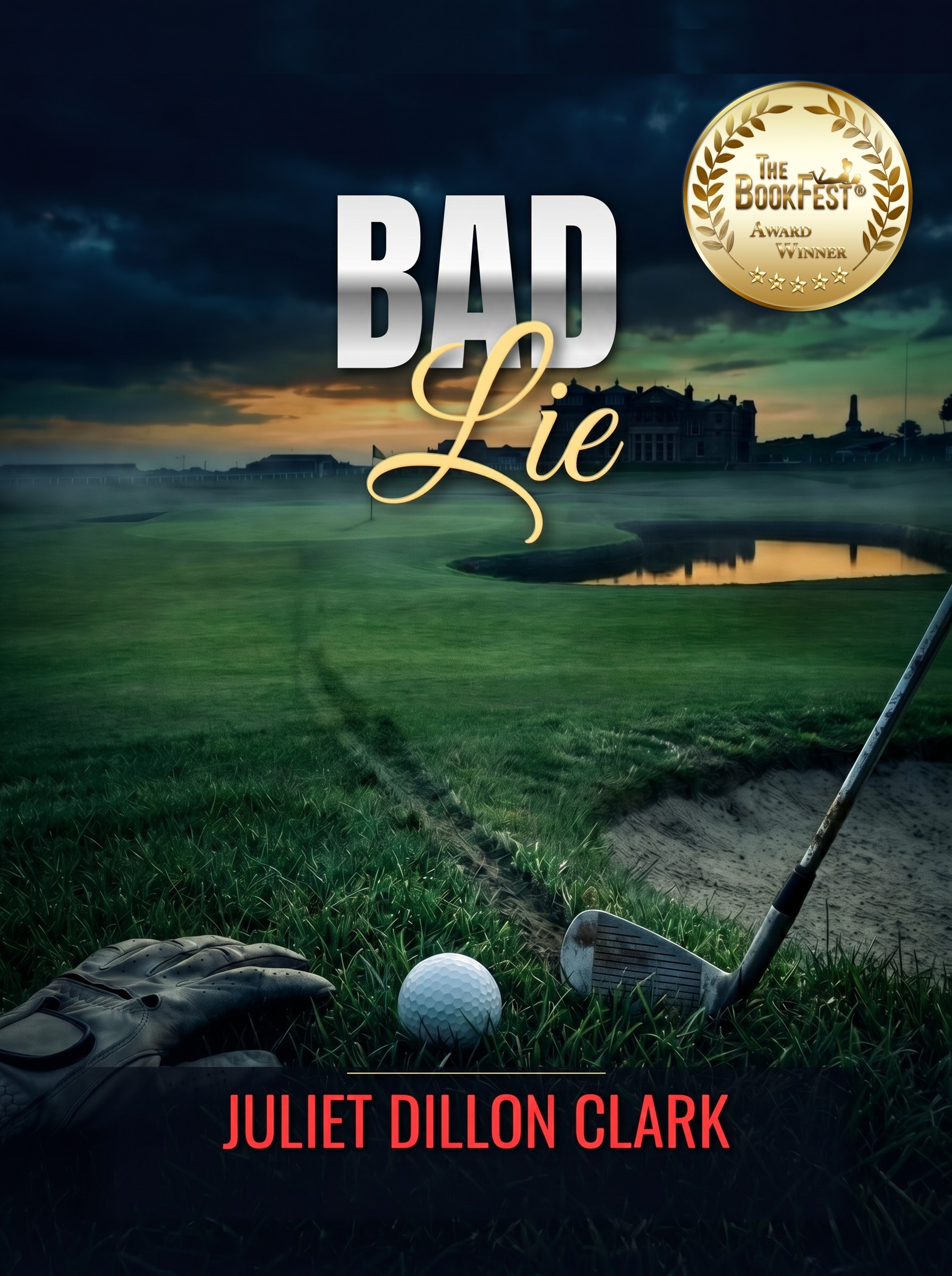 Cover of Bad Lie with BookFest award seal
