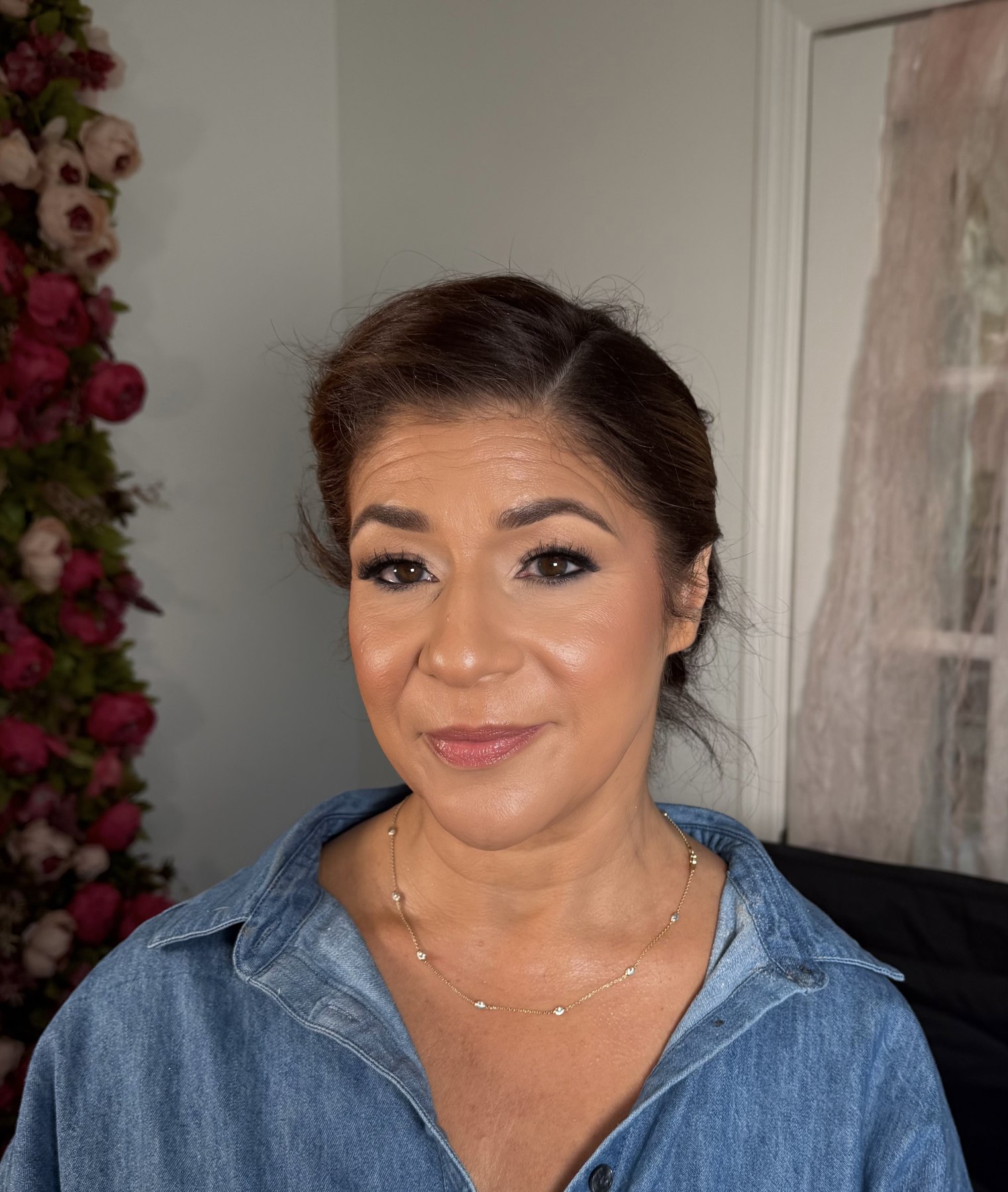 After makeup, look 5